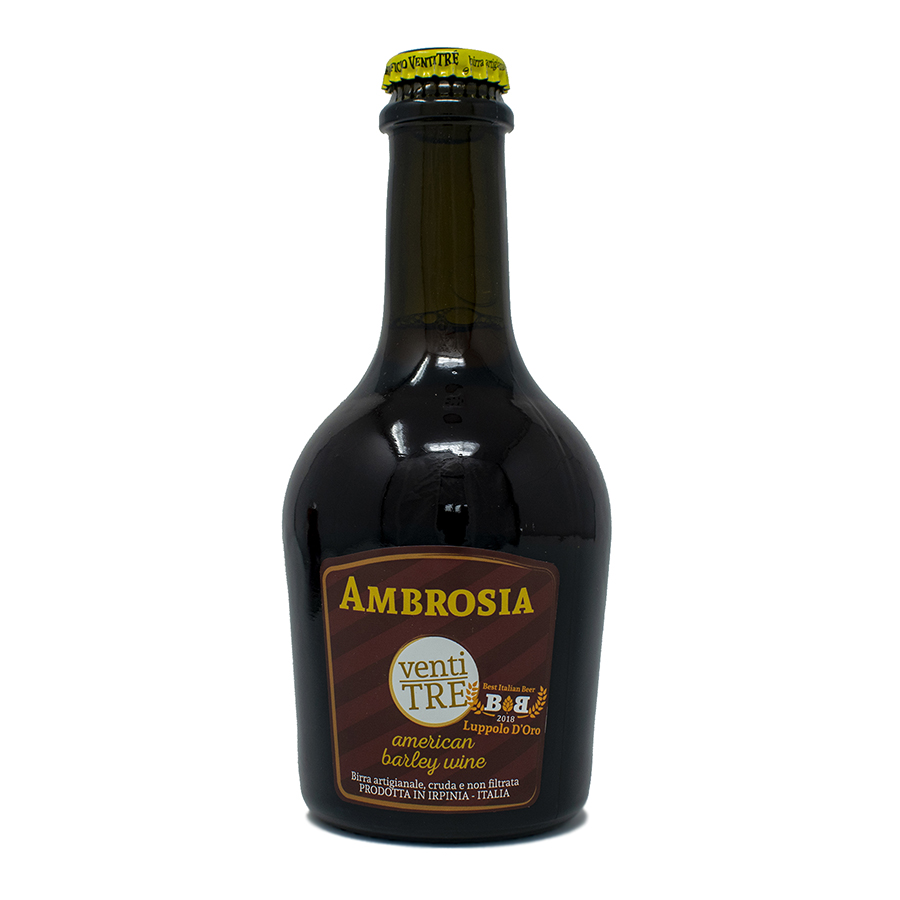 Birrificio Ventitré birra artigianale in bottiglia Ambrosia 33 cl