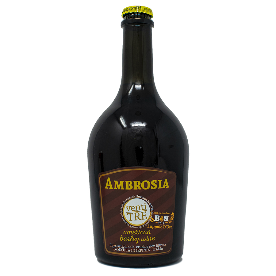 Birrificio Ventitré birra artigianale in bottiglia Ambrosia 75