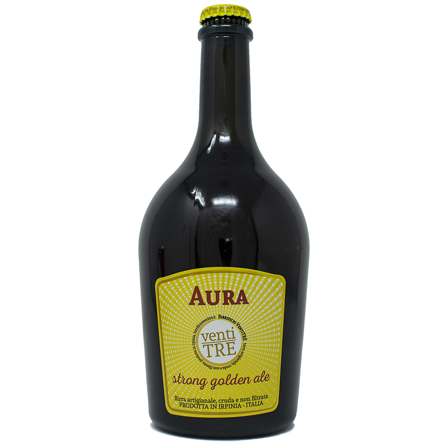 Birrificio Ventitré birra artigianale in bottiglia Aura 75